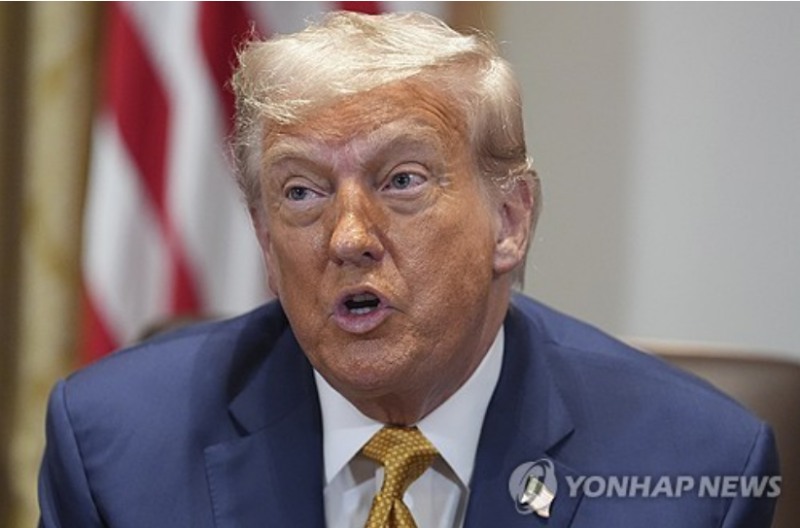 트럼프 대통령은 8일(현지시간) 구리에 50% 관세를 발표하고 반도체 의약품에 대한 관세도 조만간 발표하겠다고 밝혔지만 시장에서는 큰 반향이 없었다. 사진=AFP통신, 연합뉴스