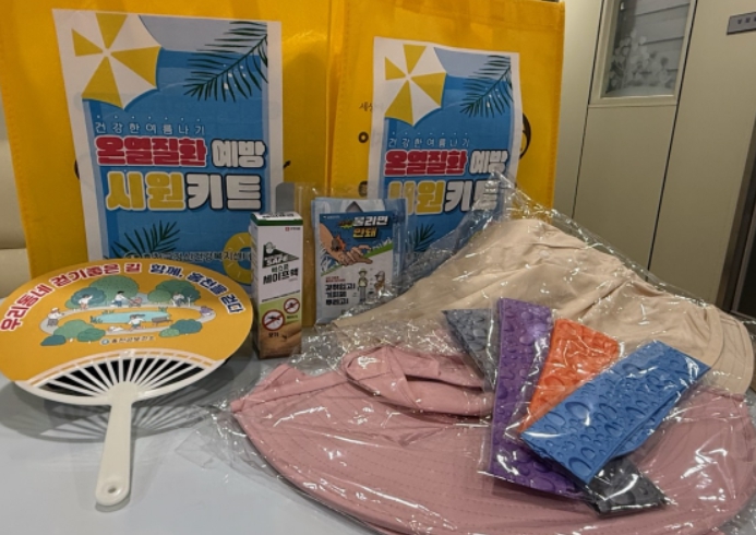 취약계층 온열질환 예방 “시원 키트” (홍천군 제공)