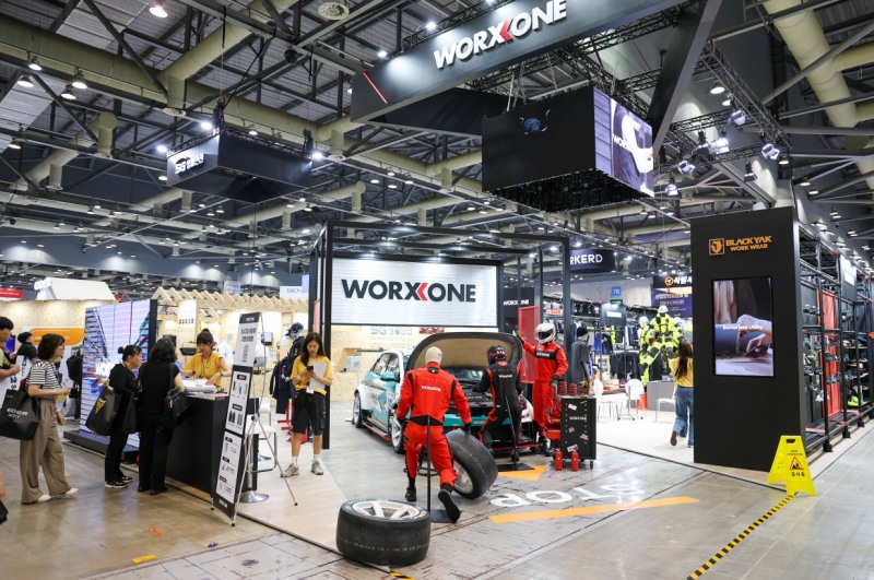 블랙야크아이앤씨, KISS 2025 부스 현장 전경./블랙야크아이앤씨