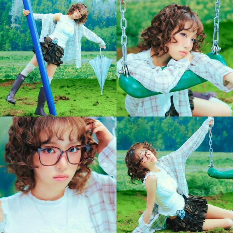 최예나, 미니 4집 ‘블루밍 윙스’ 세 번째 콘셉트 포토 공개…사랑스러운 너드 엔젤