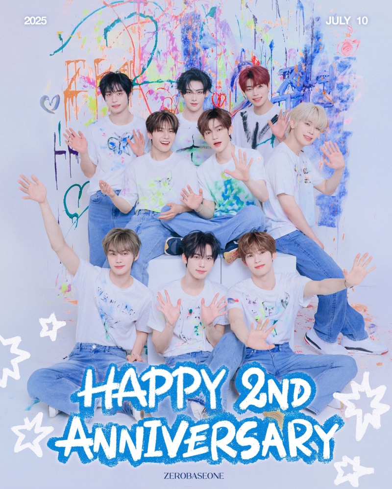 ‘데뷔 2주년’ 제로베이스원, 팬들과 함께하는 꽉 찬 하루…특별 콘텐츠→팝업 스토어 진행