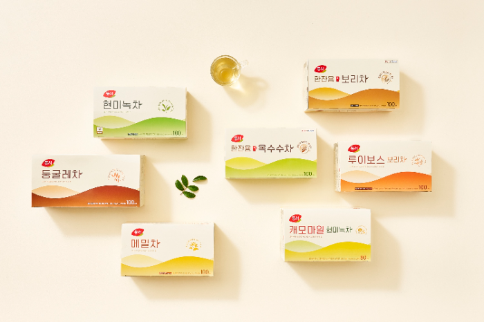 동서 차(茶) 신규 디자인 적용 이미지