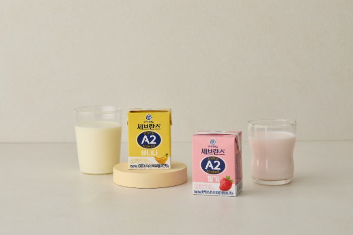 ‘세브란스 전용목장 A2단백우유’ 가공유 2종, 사진=연세유업