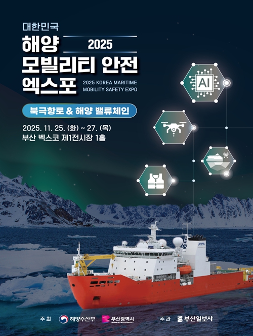'2025 대한민국 해양모빌리티·안전 엑스포' 포스터