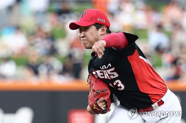 기아 선발로 나선 윤영철 / 사진=연합뉴스