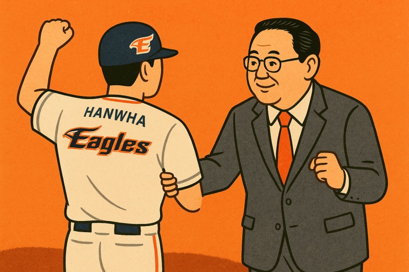 33년 만의 기적, 한화이글스 전반기 1위 확정…김승연 회장의 특별 격려품은?