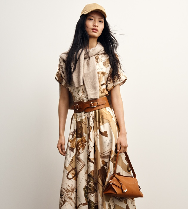 랄프 로렌 컬렉션 도나텔라 트윌 데이 드레스