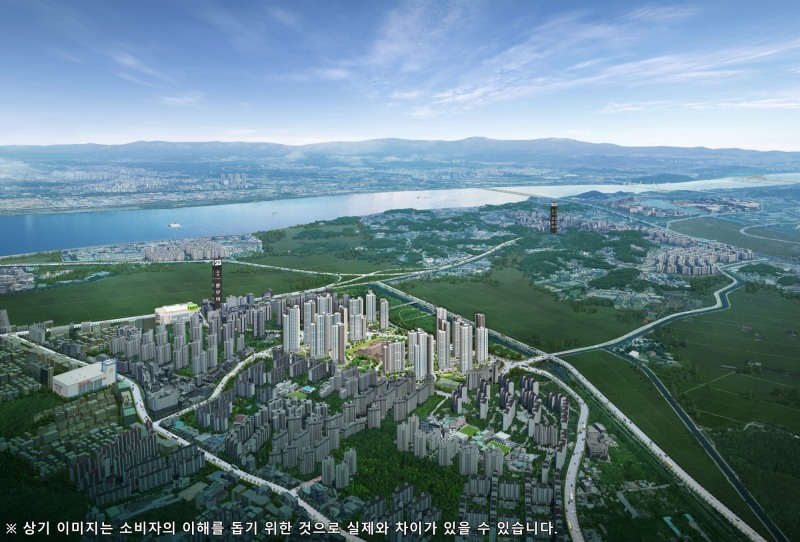 해링턴 플레이스 풍무 광역조감도