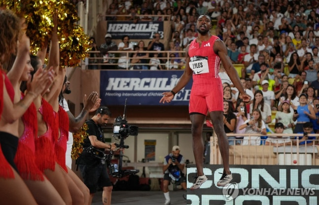 라일스, 모나코 다이아몬드리그 200m 우승 / 사진=연합뉴스