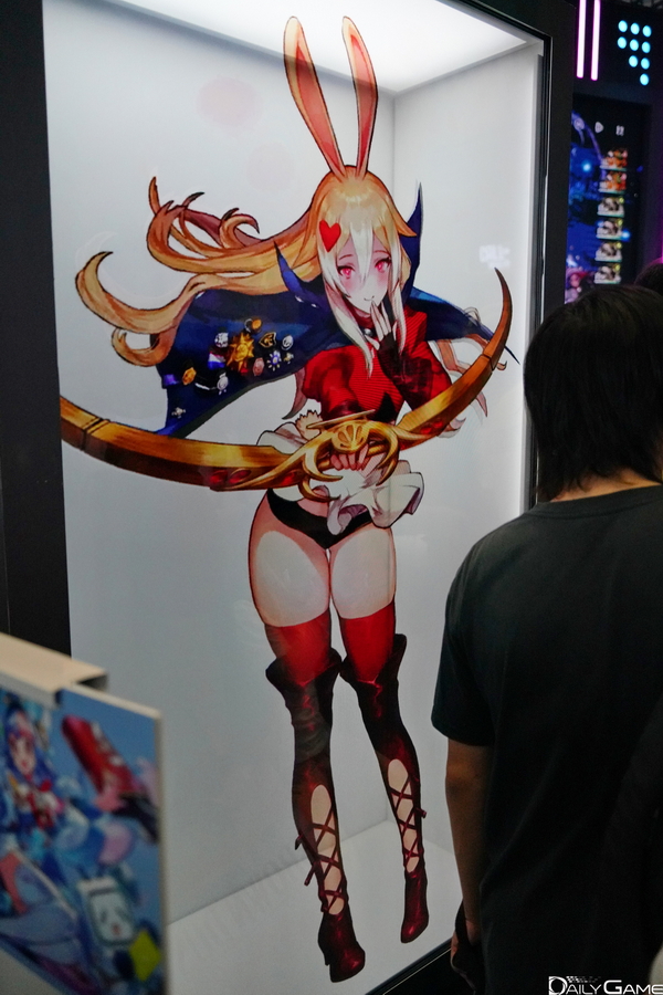 인기 캐릭터들의 움직이는 입체 일러스트도 볼 수 있었다.