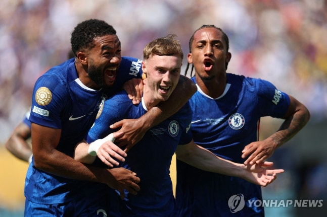 골 넣고 기뻐하는 파머 / 사진=연합뉴스