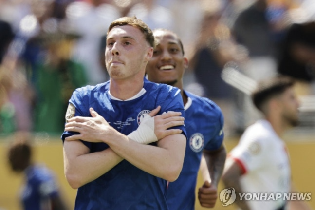 '콜드 세리머니' 펼치는 파머 / 사진=연합뉴스