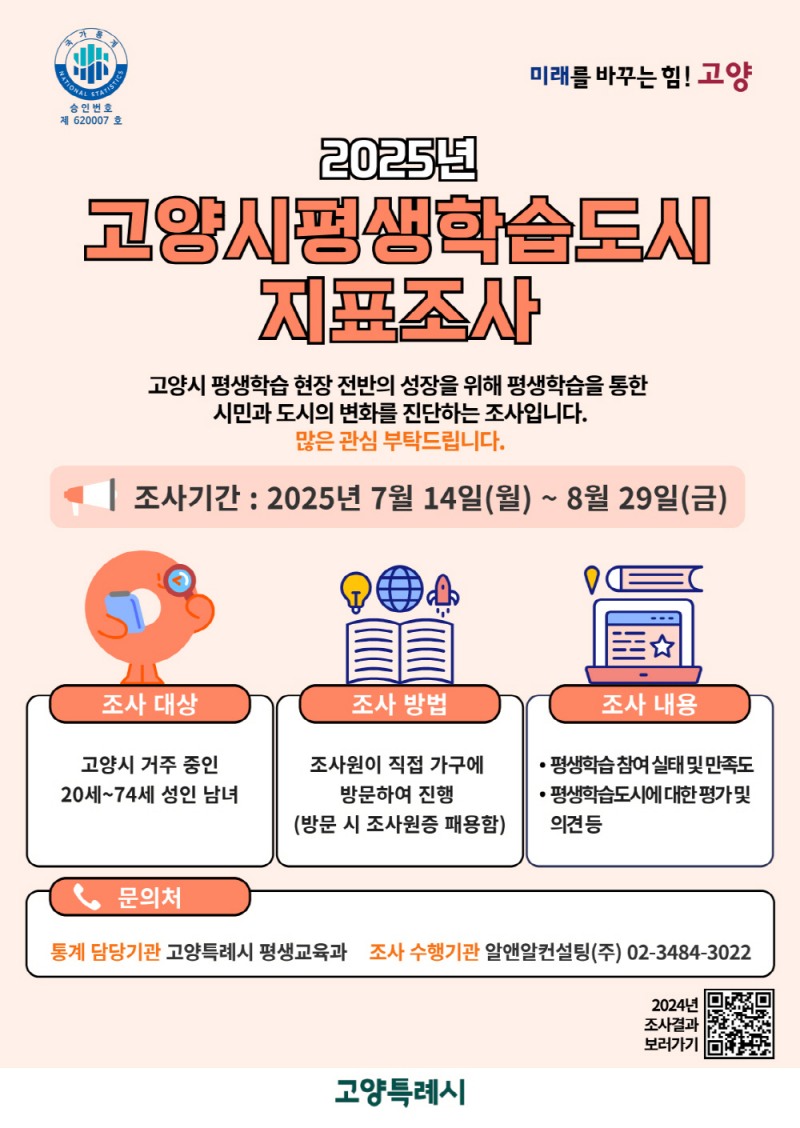 고양시평생학습도시지표조사