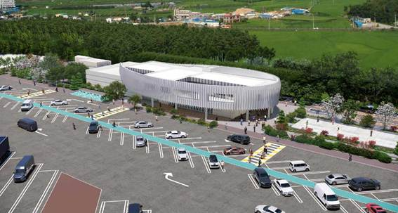 김제휴게소(전주방향) 조감도