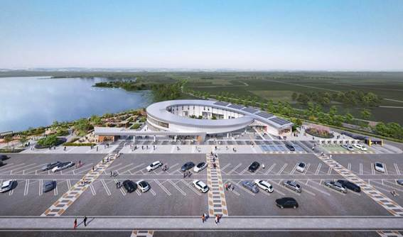 김제휴게소(새만금방향) 조감도