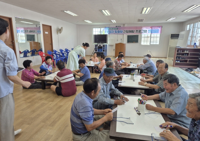 고흥군, 침묵의 장기 간! 암 예방 프로그램 운영 (고흥군 제공)