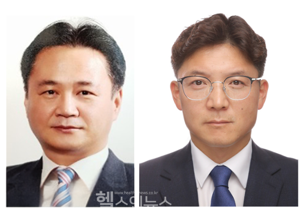 구자억 대표, 심승식 상무보 (한국팜비오 제공)