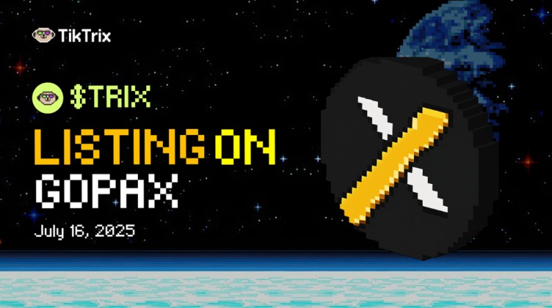 틱트릭스(TikTrix) 네이티브 토큰 ‘TRIX’, 고팍스(GOPAX) 거래소에 상장
