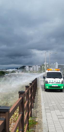 삼척시, 하절기 감염병 매개해충 집중 방역소독 실시 (삼척시 제공)