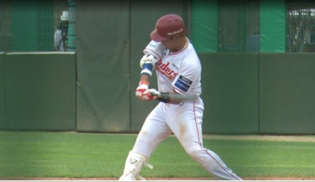 퓨처스리그에서 운영 중인 체크 스윙 비디오 판독 / KBO 홈페이지 캡처. 연합뉴스