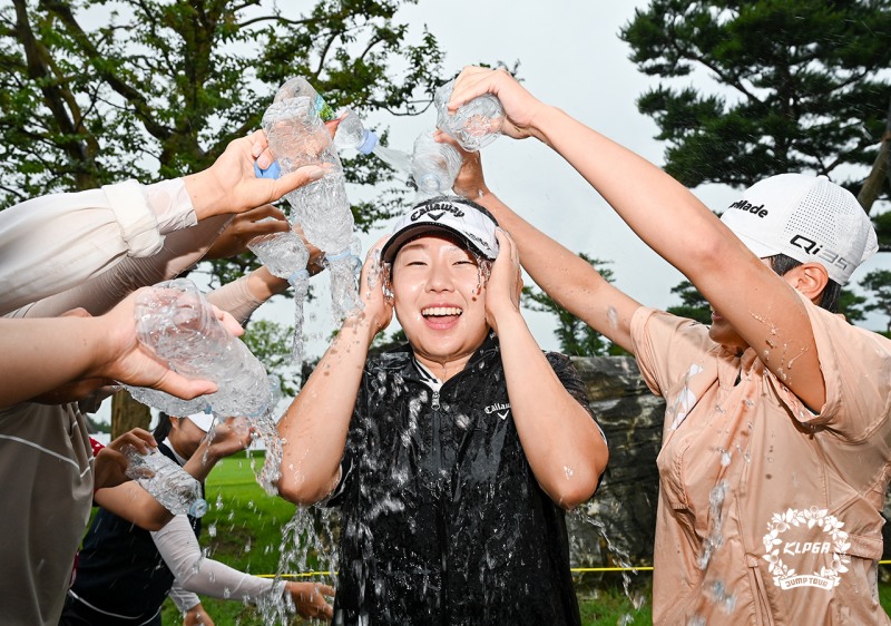 최정원B가 KLPGA 점프투어 데뷔전에서 우승을 차지했다 / 사진=KLPGA