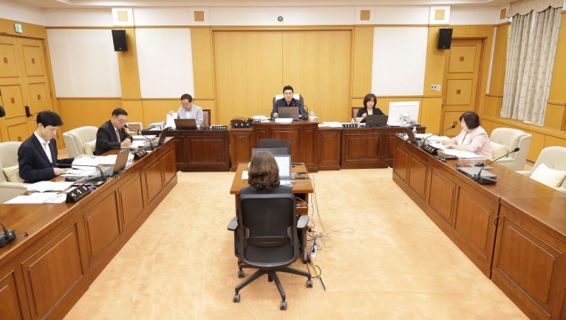 대전시의회 행정자치위원회 제288회 임시회 제2차 회의 현장사진