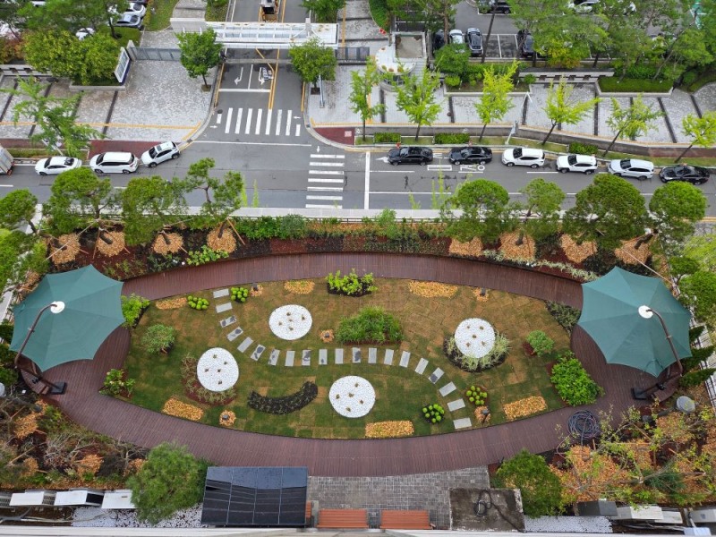 대전시, 특허법원 6층에 조성된 옥상정원