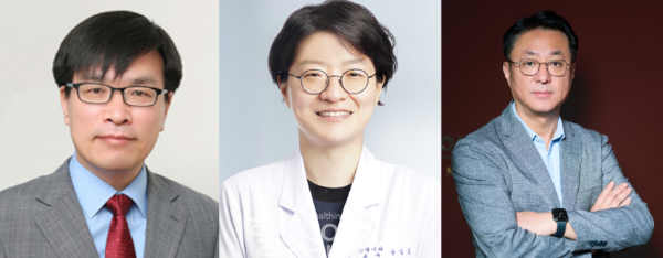 (좌측부터) 천병철 고려대 의대 예방의학교실 교수, 윤영경 고대안암병원 감염내과 교수, 김윤섭 고려대 의대 특임교수 (고대의대 제공)