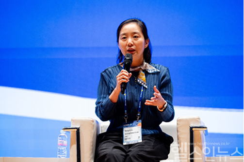 손명희 삼성서울병원 교수가 HIMSS25 컨퍼런스에서 발표하고 있다. (삼성서울병원 제공)