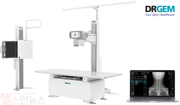첨단 이동형 병원 1호기에 납품된 디알젬 X-ray 시스템, GXR-C40SD (디알젬 제공)