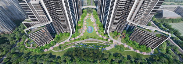 삼성물산, 개포우성7차에 '조경 혁신' 선언...3천평 광장·80m 벽천 대공개