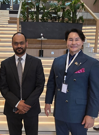 좌로부터 사이드딘 모하메드 부대표, 브루스정 의장 /사진제공=미들이스트 인베스트먼트