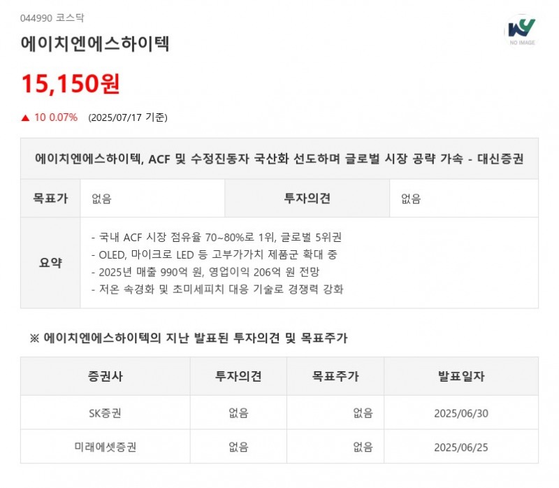 에이치엔에스하이텍, '글로벌 시장 공략 가속'...해외 시장 확장 기업 '또' 있다.