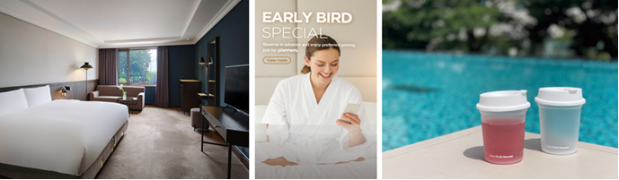 메종 글래드 제주가 외국인 고객을 위한 얼리 버드 상품을 선보인다.