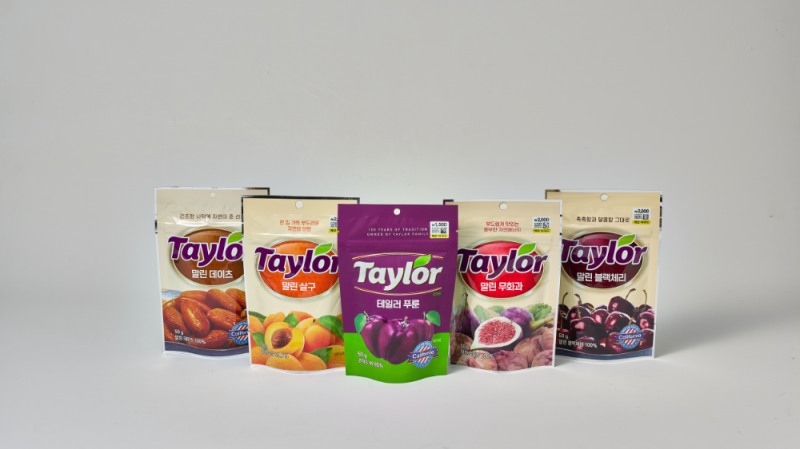 건강 간식 브랜드 ‘테일러’, 전국 다이소 매장에 건과일 5종 입점
