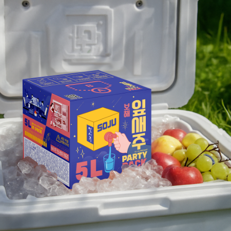보해양조, 5L·10L 소주 ‘잎새주 파티팩’ 출시