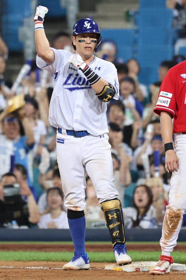 삼성 강민호 / 사진=삼성 라이온즈 제공. 연합뉴스