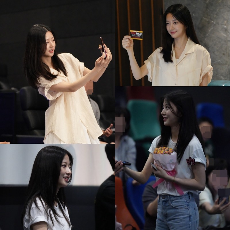 ‘커미션’ 김현수, 무대인사서 팬들과 소통…셀카부터 감사인사까지