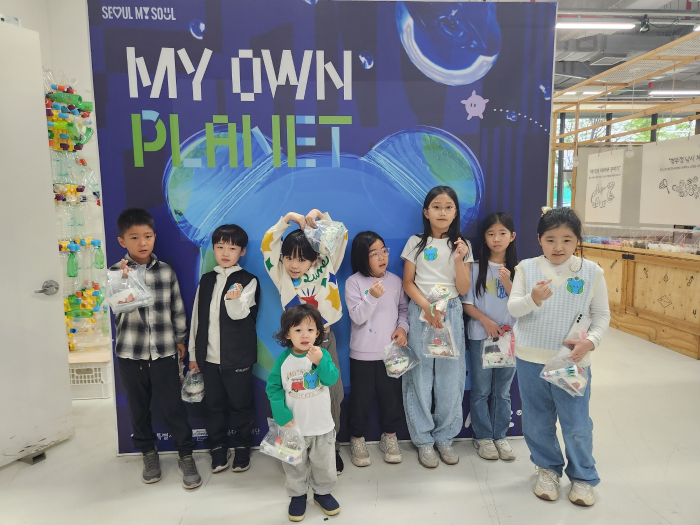 마이오운플레닛 도슨트 참가 어린이들