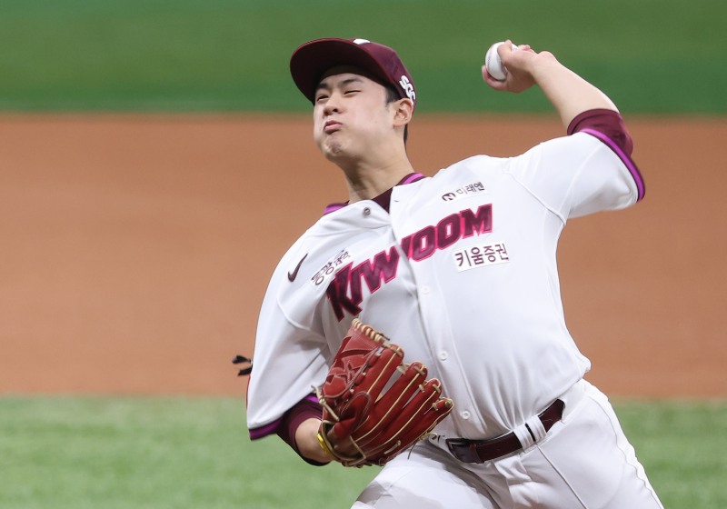 키움 선발 정현우. 사진=연합뉴스