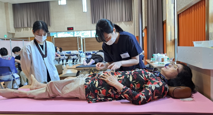 원광대학교 한의과학대학 학생회 의료봉사 (부여군 제공)