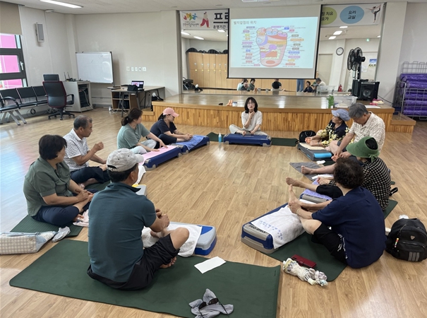 철원군보건소 건강생활지원센터, 만성질환자 대상 ‘발 건강 관리’(철원군 제공)