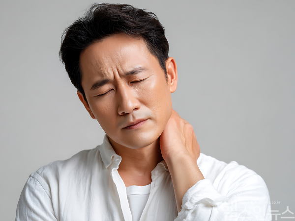 거북목 의심 시, 잘못된 자세 습관을 바로잡아 목 건강을 지켜야 한다. (클립아트코리아)