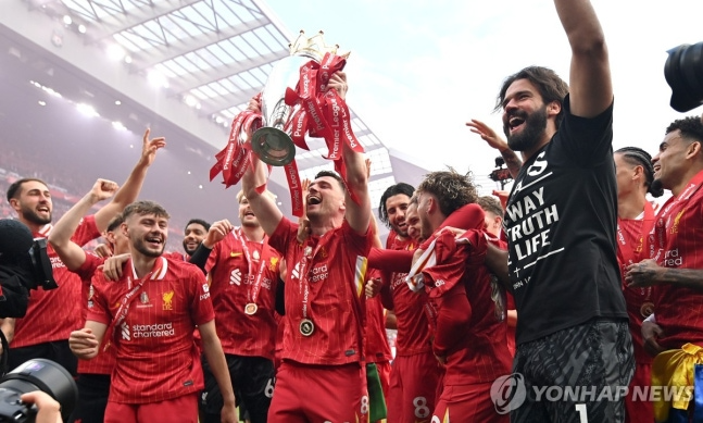 2024-2025 EPL 우승을 차지한 리버풀 / 사진=연합뉴스