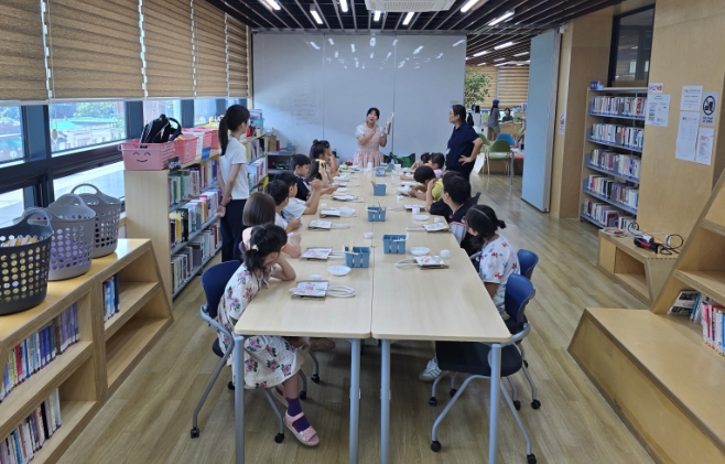 행복담은도서관 방학 중 돌봄교실 (부여군 제공)