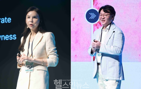 7월 대전 심포지엄 연자, 왼쪽부터 이승현 뷰성형외과 원장, 박현준 메이린클리닉 청담 원장 (멀츠에스테틱스 코리아 제공)