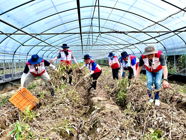 희망브리지, 경남 산청 집중호우 피해 농가 복구 활동