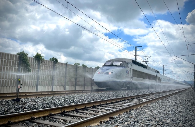 자동살수장치./코레일