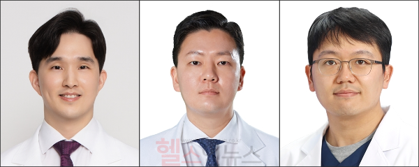 (좌측부터) 나용재·김범석 중앙대학교광명병원 재활의학과 교수, 고려대학교구로병원 권우근 신경외과 교수 (중앙대학교광명병원 제공)