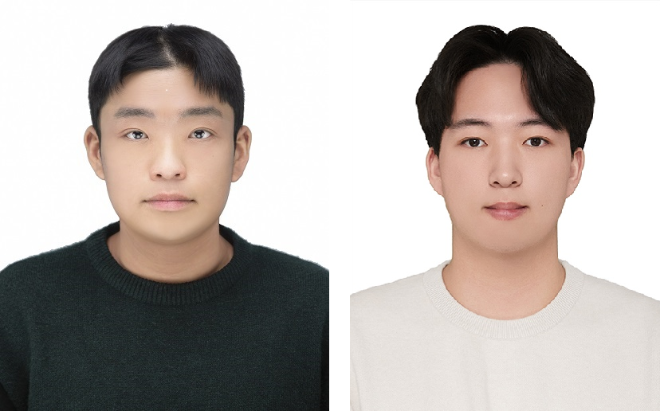 사진: 왼쪽부터 김민서 (24년도 졸업) / 조재건 (24년도 졸업)